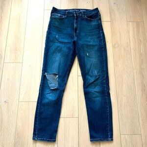 Calvin Klein Jeans High Rise Ankle Jeans